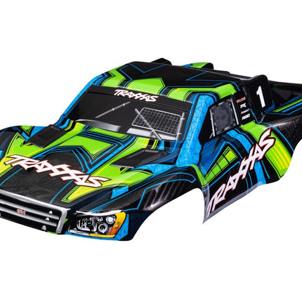 Traxxas Slash 4x4 Clipless Painted Body Green/Blue TRA6844GRN