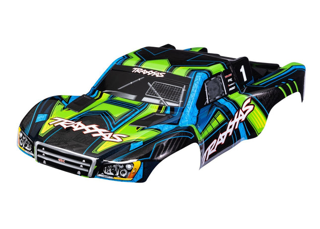 Traxxas Slash 4x4 Clipless Painted Body Green/Blue TRA6844GRN