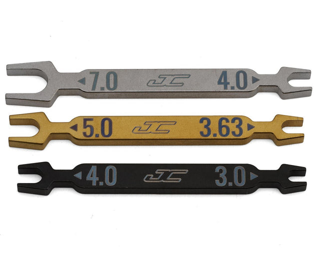 JConcepts Steel Open Double Sided Turnbuckle Wrench (3-4mm) (3.63-5mm) (4-7mm)