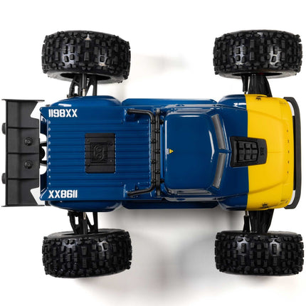 Arrma 1/8 NOTORIOUS 6S V6 4X4 BLX Brushless Stunt Truck RTR, Blue ARA8611V6T2