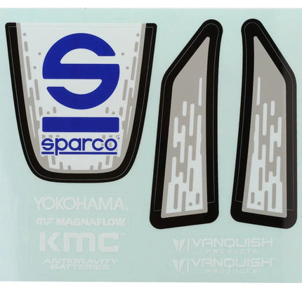 Vanquish Products H10 Optic Body Panels Set (Blue/Sparco) VPS10510