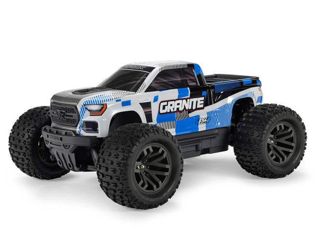 Arrma Granite Mega 665 1/10 4WD Electric Monster Truck Blue w/SLT2 2.4GHz Radio