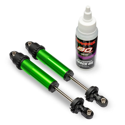 Traxxas 10962-GRN Aluminum Green GT-Maxx Rear Shocks Funco (2) TRA10962GRN