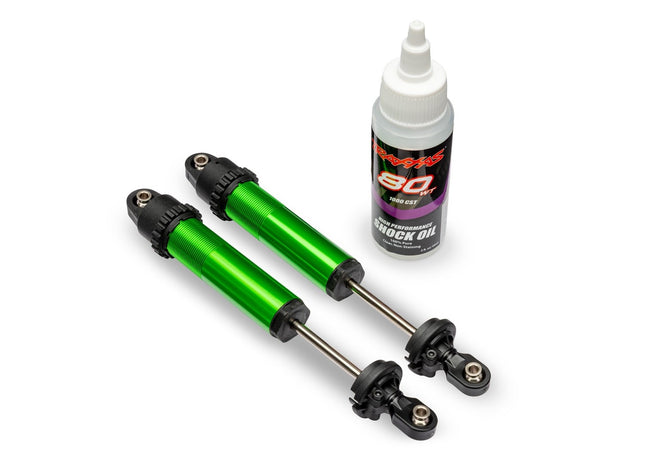 Traxxas 10962-GRN Aluminum Green GT-Maxx Rear Shocks Funco (2) TRA10962GRN