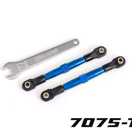 Traxxas 2445X Toe Links Front Tubes Blue-anodized TRA2445X