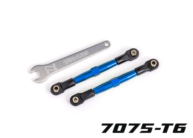 Traxxas 2445X Toe Links Front Tubes Blue-anodized TRA2445X