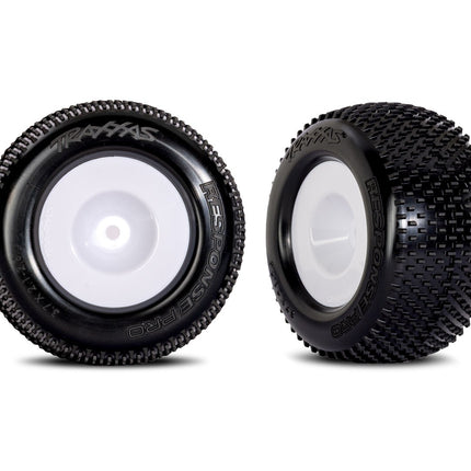 Traxxas White Dished Wheels w/ Response Pro Tires (2) TRA10773-WHT
