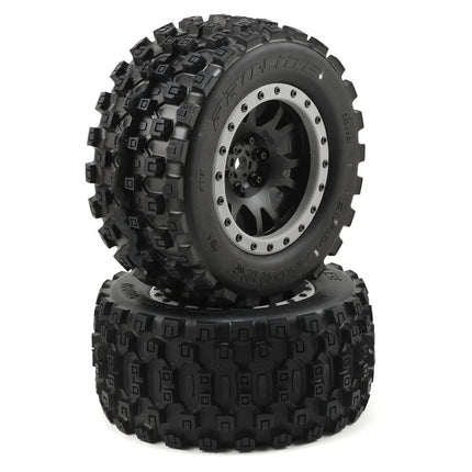 Pro-Line X-Maxx Badlands MX43 Pro-Loc Pre-Mounted All Terrain Tires (MX43)