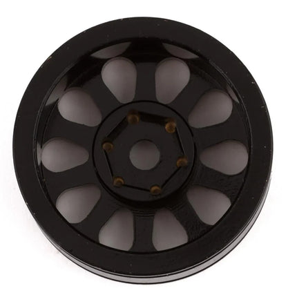 Samix SCX24 Brass 1.0" Wheel Set (Black) (20.75g) SAMSCX24-4069