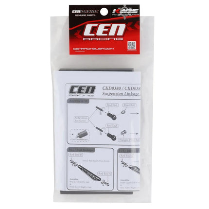 CEN F250 KAOS Suspension Linkage Set Blk 8pc