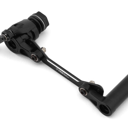 Treal Hobby Aluminum Servo Saver Steering Bellcrank Set for Traxxas Sledge BLK