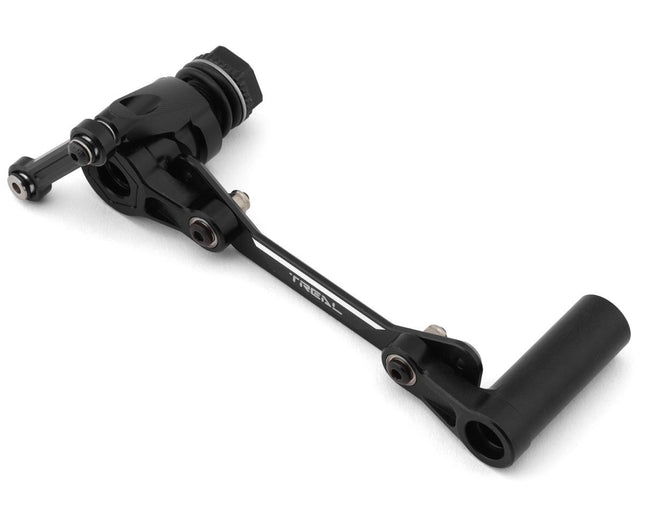 Treal Hobby Aluminum Servo Saver Steering Bellcrank Set for Traxxas Sledge BLK