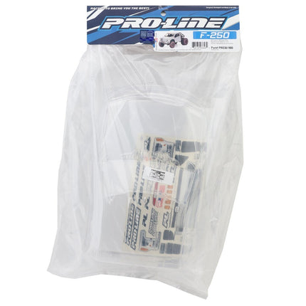 Pro-Line 2017 Ford F-250 Super Duty 1/10 Rock Crawler Body Clear 313mm Cab Only