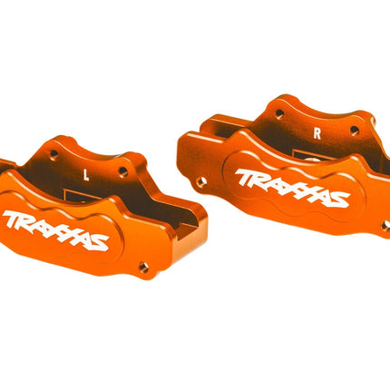 Traxxas 10951-ORNG Aluminum Orange Brake Calipers Funco (L&R) TRA10951ORNG