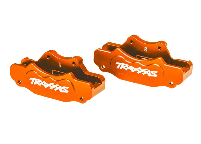 Traxxas 10951-ORNG Aluminum Orange Brake Calipers Funco (L&R) TRA10951ORNG