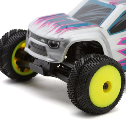 UpGrade RC Micro Spiker Pre-Mounted Carpet Tires for Losi® Micro-T (Yellow) (4)