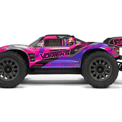 Arrma Vorteks 223S 1/10 BLX Brushless RTR 4WD Stadium Truck Purple ARA4305V4T3
