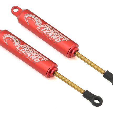 Desert Lizard Two Stage Internal Spring Shock (2) Red YEA-DDL-100RD (100mm)