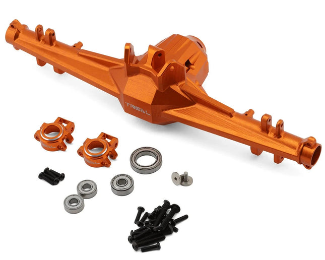 Treal Hobby X004RGGESV Aluminum Rear Axle Housing for Traxxas UDR Orange