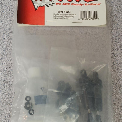 Traxxas Hard Anodized Teflon Coated Shocks Long TRA4760 New!!