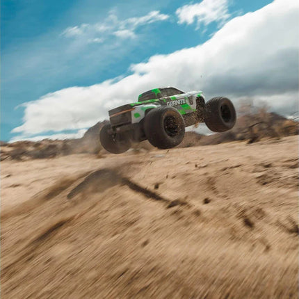 Arrma Granite Mega 665 1/10 4WD Electric Monster Truck Green w/SLT2 2.4GHz Radio