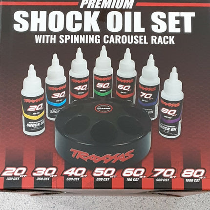Traxxas 5038X Premium Shock Oil Set w/Carousel Rack Brand New!!