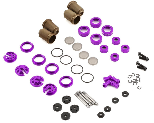 Yokomo Aluminum SLF Big Bore Kashima Coated Drift Shocks Set (Purple) Y2-SBBSPA