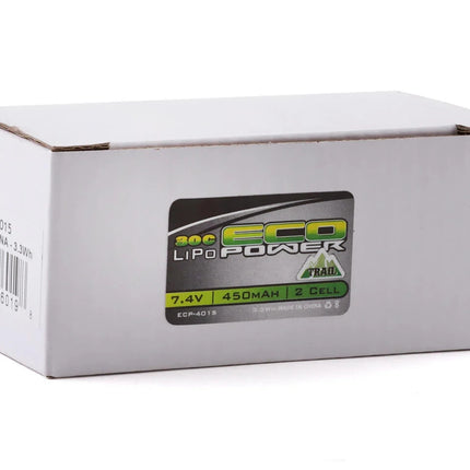 EcoPower "Trail" SCX24 2S 30C LiPo Battery w/PH2.0 Connector (7.4V/450mAh)