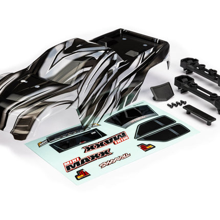 Traxxas Mini Maxx Clear Prographix Decal Body w/ Body Mounts TRA10711X