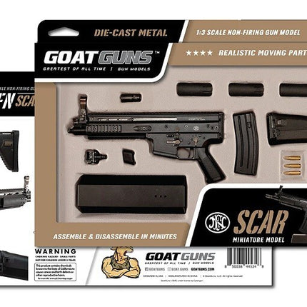 Goat Guns 1/3 Scale Die Cast FN Scar Model Rifle, Black