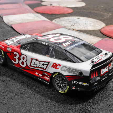 Losi NASCAR #38 Ford Mustang 1/12 2S AWD RTR On-Road Car (Zane Smith) 