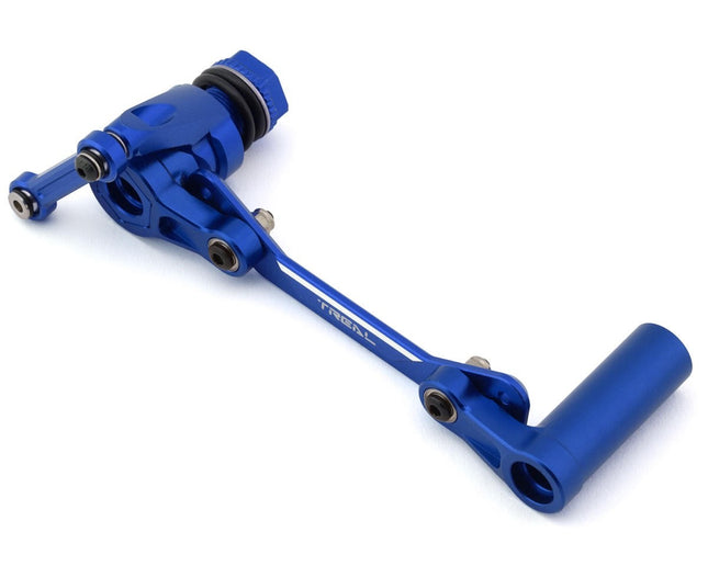 Treal Hobby Aluminum Servo Saver Steering Bellcrank Set for Traxxas Sledge Blue