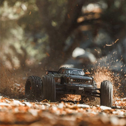 Arrma Outcast 4S V2 BLX Brushless RTR 1/10 Stunt Truck (Gunmetal) ARA4410V2T3