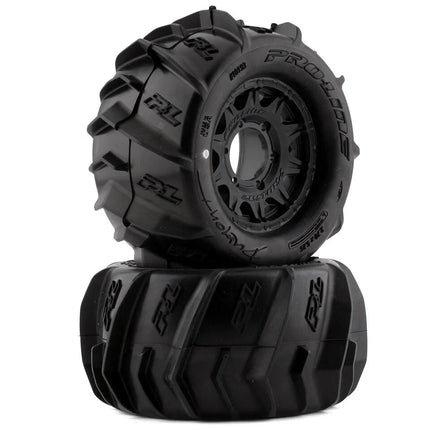 Pro-Line Dumont 2.8" Pre-Mounted Tires w/Raid Wheels (Black) (Z3)
