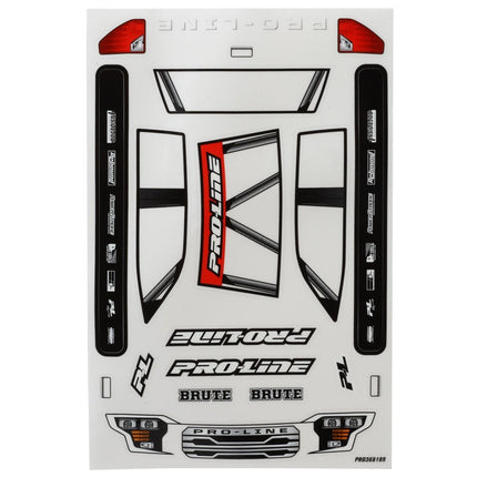 Pro-Line Brute Pre-Trimmed Truck Body for Traxxas® Mini Maxx (Clear) PRO368117