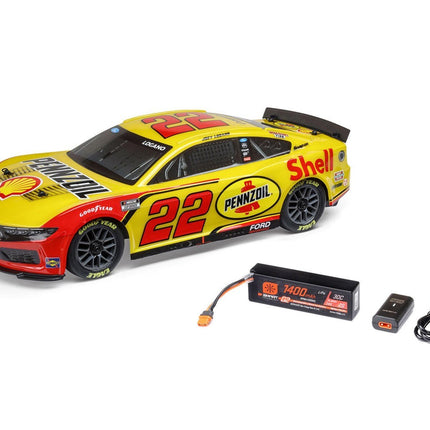 Losi LOS1122522 NASCAR #22 Ford Mustang 1/12 2S AWD RTR On-Road Car Joey Logano