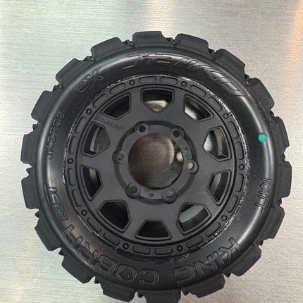Ex-King Cobra 1/10 Stadium Truck Medium Pre-Mounted Glued Tires Stampede/Rustler