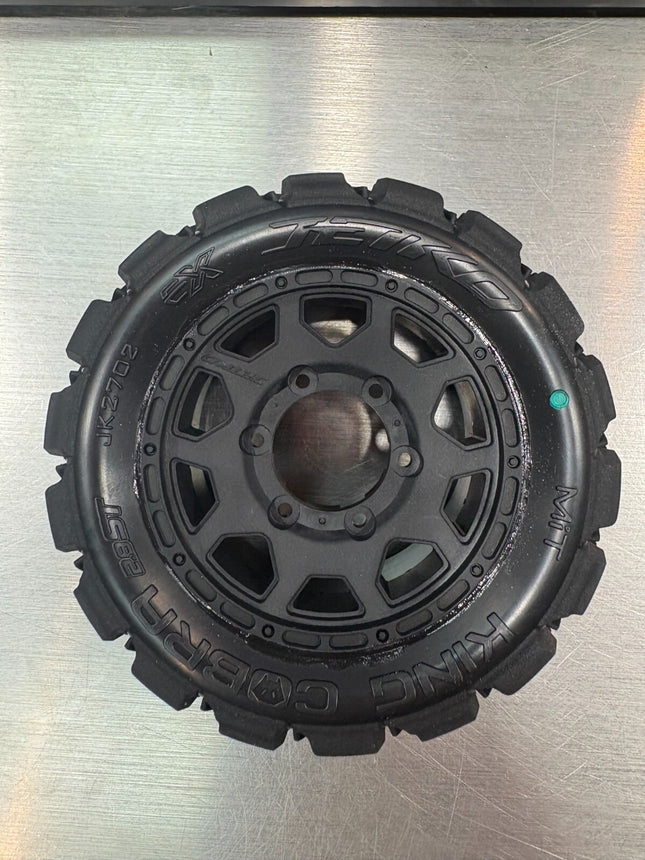 Ex-King Cobra 1/10 Stadium Truck Medium Pre-Mounted Glued Tires Stampede/Rustler