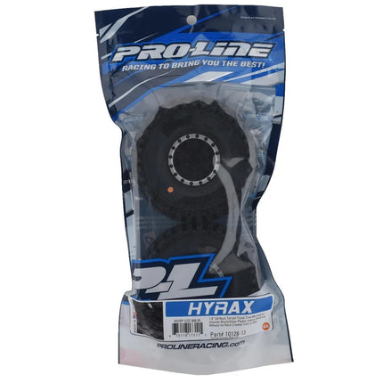 Pro-Line Hyrax 1.9" Tires w/Impulse Wheels (Black/Silver) (2) (G8) w/12mm Hex