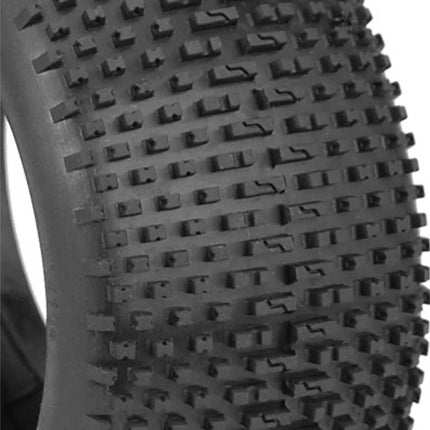 AKA I-Beam 1/8 Truggy Pre-Mounted Tires (White) (Super Soft - Long Wear)