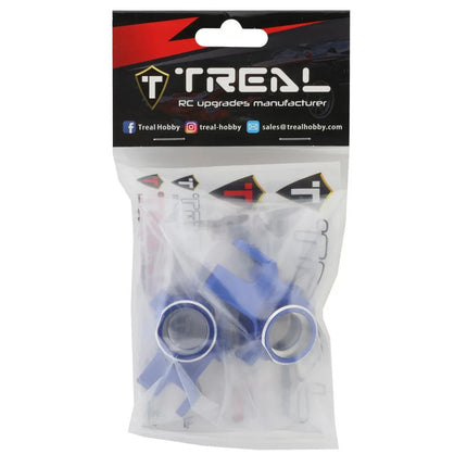 Treal Hobby Aluminum Steering Knuckles for Traxxas Sledge Blue (2) TLHTSLEDGE-02