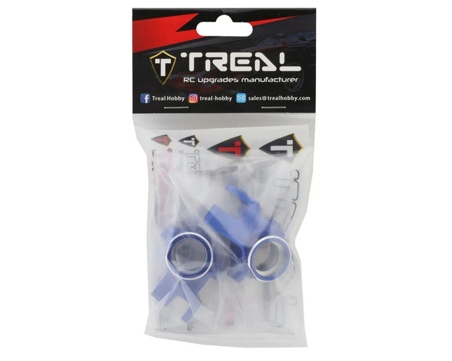 Treal Hobby Aluminum Steering Knuckles for Traxxas Sledge Blue (2) TLHTSLEDGE-02