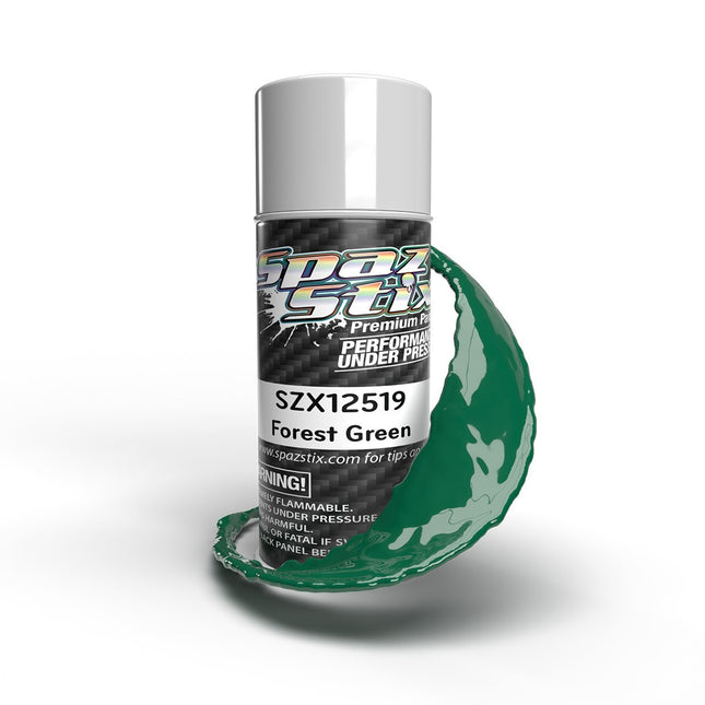 Spaz Stix Forest Green Aerosol Paint, 3.5oz Can SZX12519