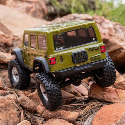 Axial SCX24 Jeep Wrangler JLU 4WD RTR Scale Mini Rock Crawler Green AXI00002V3T4