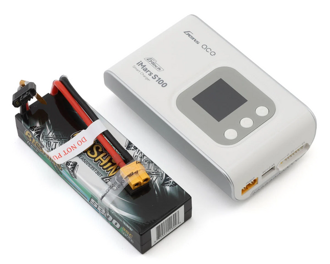 Gens Ace G-Tech Smart 2S Bundle w/2S 35C XT60 LiPo Battery 5200mAh & iMars S100