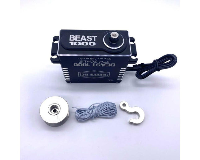 Reefs RC Beast 1000 1/5 Scale RC Servo Winch w/ Winch Spool Kit SEHREEFS116
