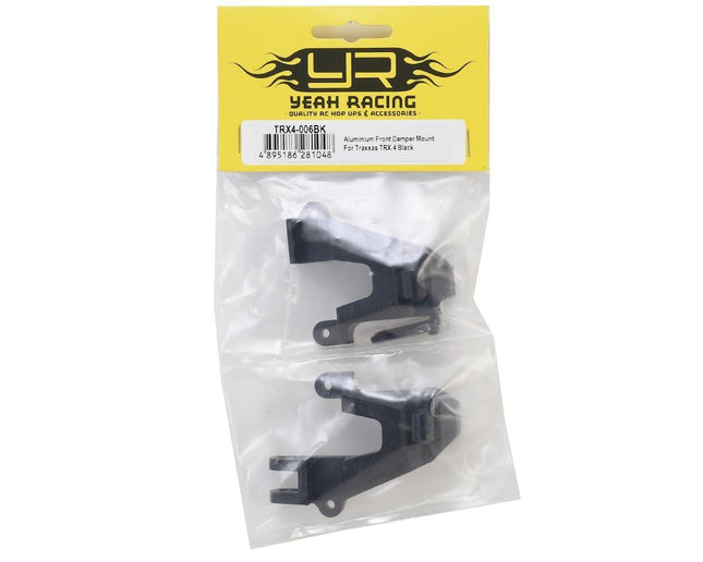 Yeah Racing Aluminum Front Damper Mount for Traxxas TRX-4 (Black) YEATRX006BK