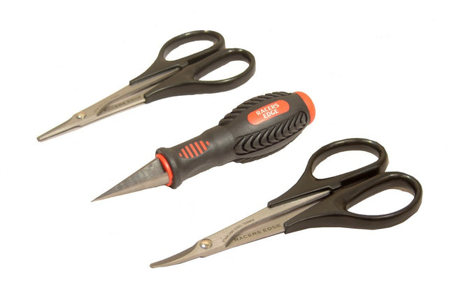 Racer Edge Body Scissors and Reamer Set, 3 Piece Set RCE2331