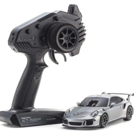 Kyosho Mini-Z RWD Porsche 911 GTR RS MR-04 Readyset, SilverMetallic
