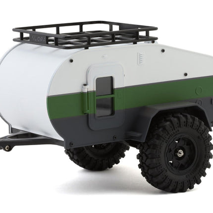 Injora Axial SCX24 1/24 Scale Teardrop Trailer w/Hitch (White/Green) INJTC01-GN